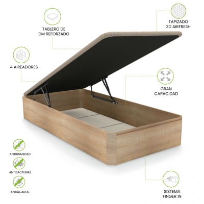 Sommier de Solteiro 90x190cm - Disponível em 3 cores