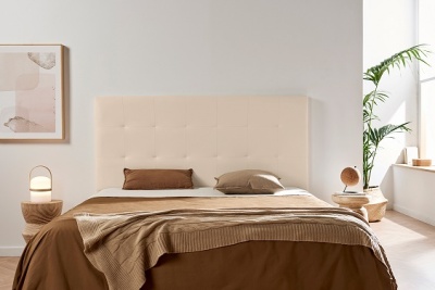 Cabeceira de Cama Atenas em couro sintético - Disponível em 10 medidas e 12 cores