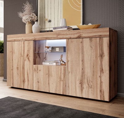 Aparador Saf com luz LED - Disponível em 7 cores