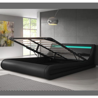Cama de Casal com Estrado elevatório - Disponível em 3 cores