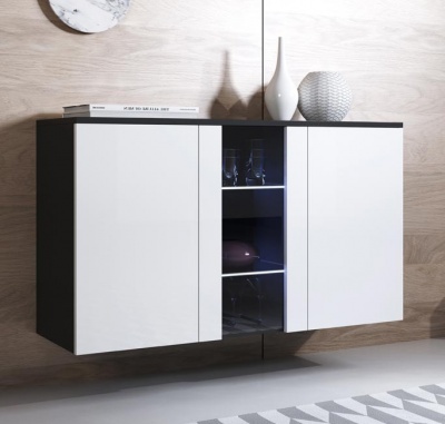 Aparador de Parede Koi com luz LED - Disponível em 5 cores