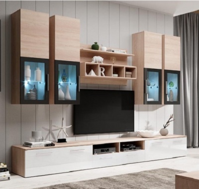 Móveis de Sala Crade com Luz de presença LED - Disponíveis em 3 cores