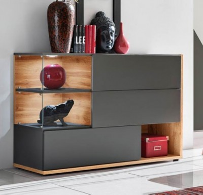 Aparador Solon com Luz de presença LED - Disponível em 3 cores