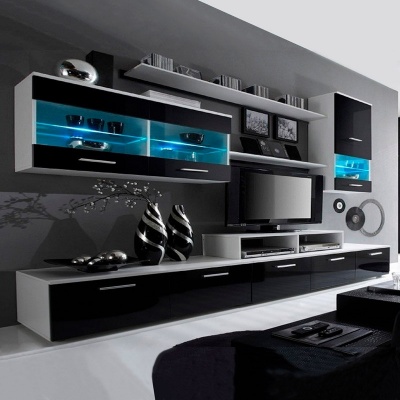 Conjunto de Móveis de Sala Alfa - Disponíveis em 2 cores