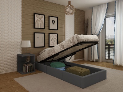 Sommier de Solteiro 90x190cm - Disponível em 2 cores