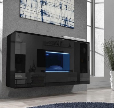 Aparador de Parede Lei com luz LED - Disponível em 5 cores