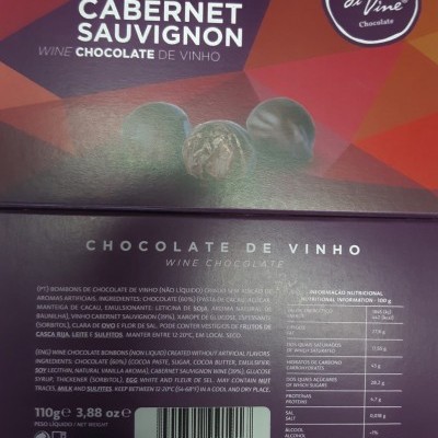 Chocolate de Vinho - Cabernet Sauvignon
