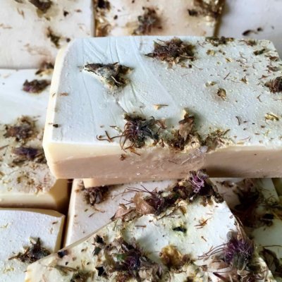 Sabão de Azeite - Artesanal: Flores de Pêssego (1 un.)