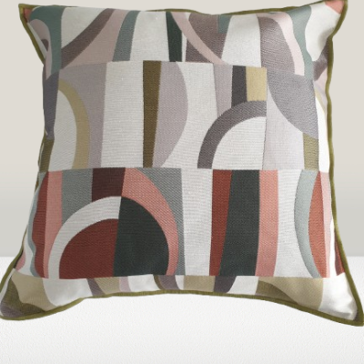 Almofada cor Verde Alface/musgo - Ref.Boémia