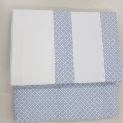 Jogo de Lençois 100% Algodão cor Azul - Ref.PT Est.0001