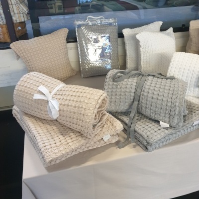 Manta 100% Algodão cor Branco - Missouri