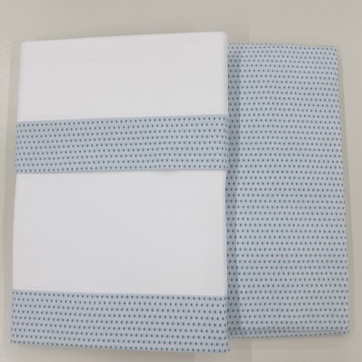 Jogo de Lençois 100% Algodão cor Rosa - Ref.PT Est.0003