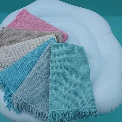 Manta 100% Algodão Favo cor Perola - Ref.856