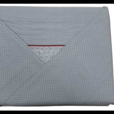 Jogo de Lençois de Flanela 100% Algodão cor Cinza - Est.0001