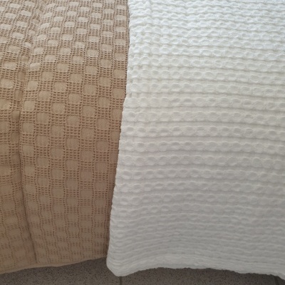 Manta 100% Algodão cor Branco - Missouri