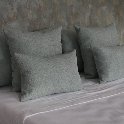 Almofada Brooklin cor Aqua 100% Poliester