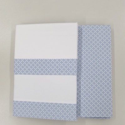 Jogo de Lençois 100% Algodão cor Azul - Ref.PT Est.0001