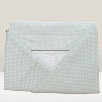 Jogo de Lençois de Flanela 100% Algodão cor Verde - Est.0001