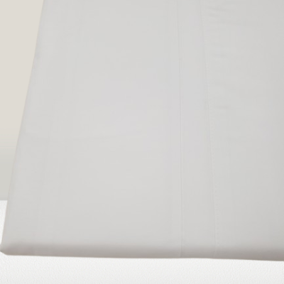 Jogo de Lençois 100% Algodão Percale 200Fios cor Branco com aplicação Branco - Ref.PT Enzo