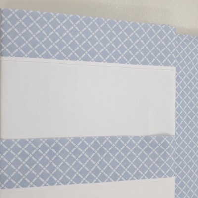 Jogo de Lençois 100% Algodão cor Azul - Ref.PT Est.0001