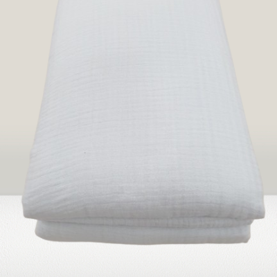 Saco Cama 100% Algodão em Gauze cor Branco - Ref.Rodano
