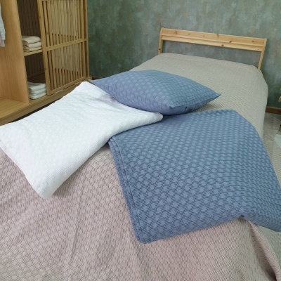 Colcha 100% Algodão Cor Cinza Claro - Yellowstone