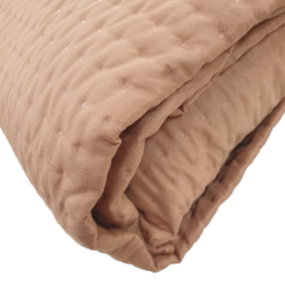 Colcha 100% Poliéster cor Telha - Ref.JCS R.0004