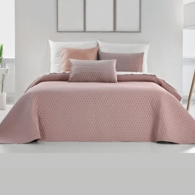 Colcha 100% Poliéster cor Rosa - Ref.JCS R.0004