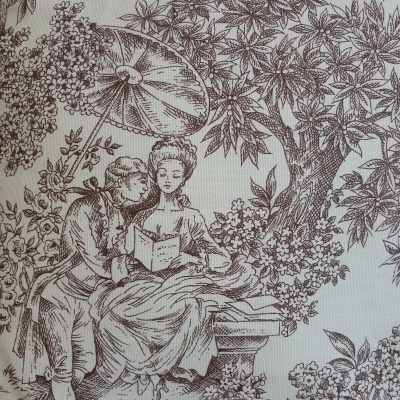 Runner de Mesa 100% Algodão cor Castanho - Ref.Renascimento