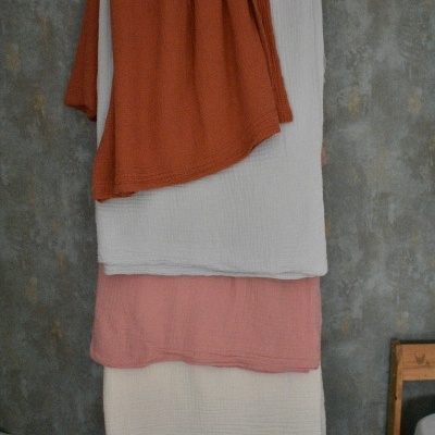 Saco Cama 100% Algodão em Gauze cor Branco - Ref.Rodano