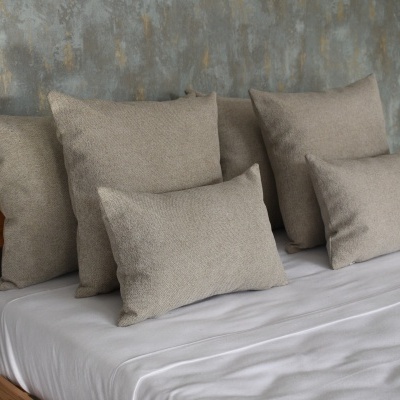 Almofada Brooklin cor Taupe 100% Poliester