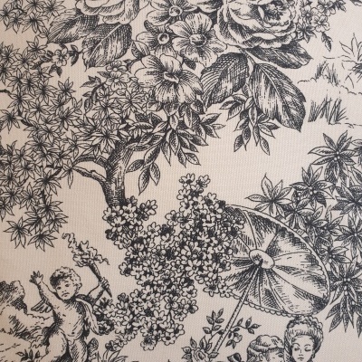 Runner de Mesa 100% Algodão cor Preto - Ref.Renascimento