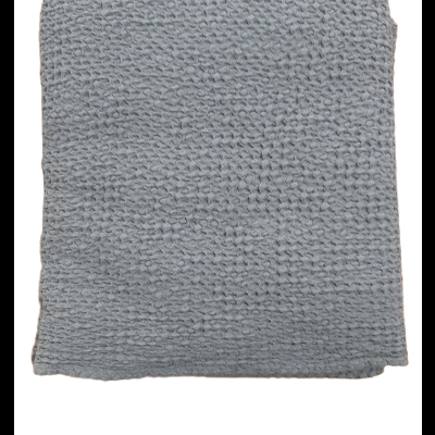 Manta 100% Algodão Favo cor Cinza escuro - Ref.856