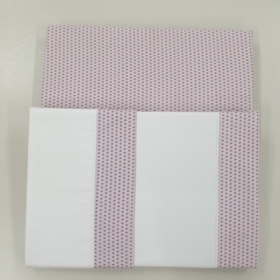 Jogo de Lençois 100% Algodão cor Rosa - Ref.PT Est.0003