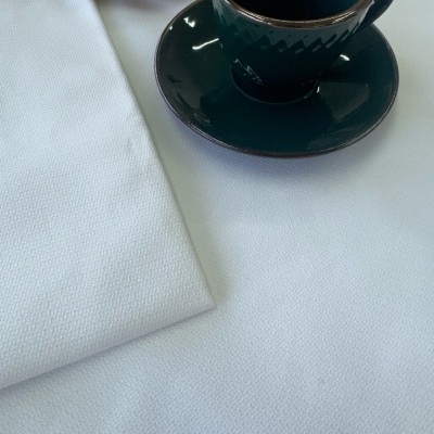 Toalha de mesa Granité cor Branca 70% Algodão + 30% Poliester - Ref.Granité2