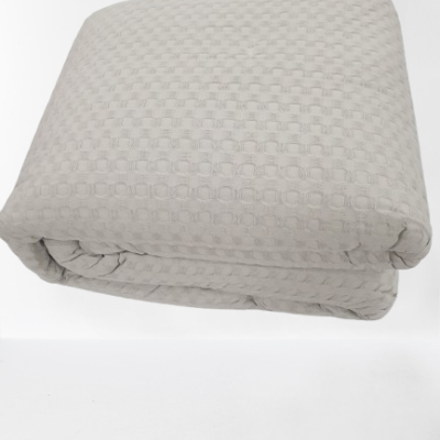 Edredão 100% Algodão cor Cinza Claro - Murray