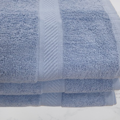 Toalha Banho Lisa 100% Algodão em Felpo 500g/m2 cor Azul - Ref.Felpo1255