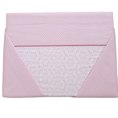 Jogo de Lençois de Flanela 100% Algodão cor Rosa - Est.0001