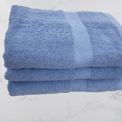 Toalha Banho Lisa 100% Algodão em Felpo 500g/m2 cor Azul - Ref.Felpo1255