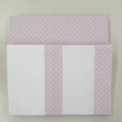 Jogo de Lençois 100% Algodão cor Rosa - Ref.PT Est.0001