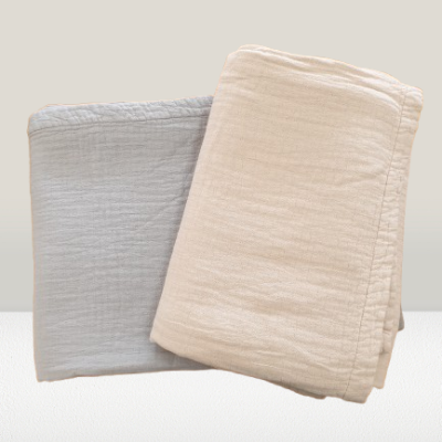 Manta 100% Algodão cor Bege - Colorado