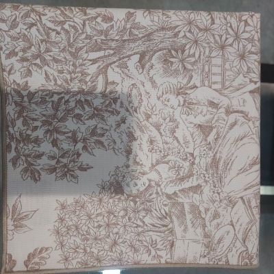 Guardanapos 100% Algodão cor Bege - Ref.Renascimento