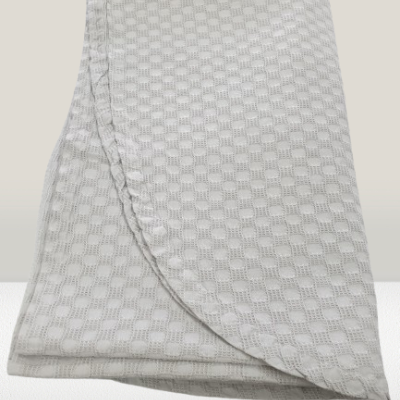 Colcha 100% Algodão Cor Cinza Claro - Yellowstone