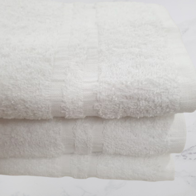 Toalha Rosto Lisa 100% Algodão em Felpo 400g/m2 - cor Branco - Ref.Felpo1265