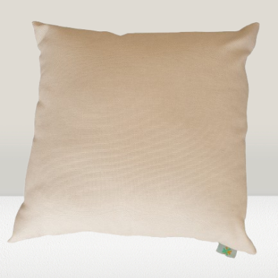 Almofada 100% Algodão cor Bege - Ref.43