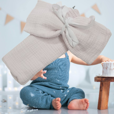 Fralda para bebé 100% Algodão cor Rosa - Ref.Rodano