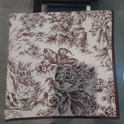 Guardanapos 100% Algodão cor Castanho - Ref.Renascimento