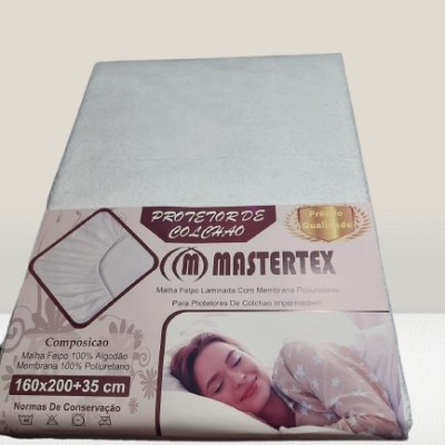 Protetor de Colchão Impermeável Branco - 100% Algodão - Ref.Felpo1275