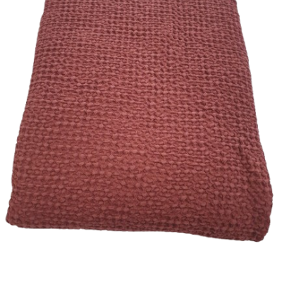 Manta 100% Algodão Favo cor Bordeaux - Ref.856