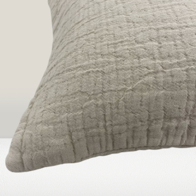 Almofadas 100% Algodão cor Bege - Colorado